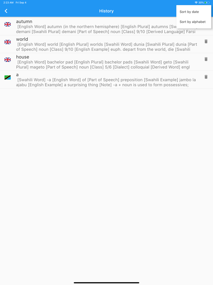 English-Swahili Dictionary