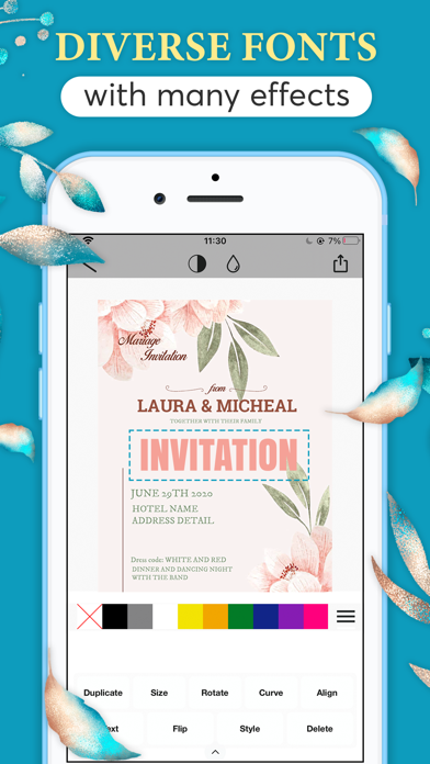 Invitation Maker -Party Invite Screenshot