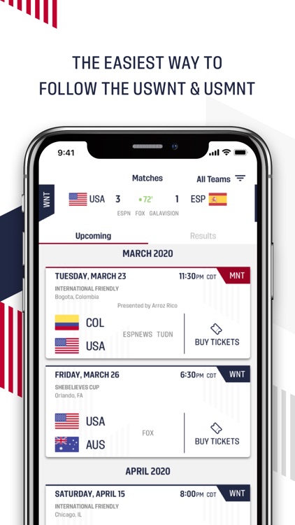 U.S. Soccer – Official App