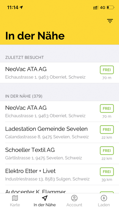 NeoVac myCharge Screenshot