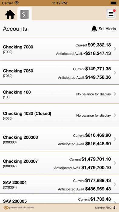 Partners Bank Business Banking screenshot 4