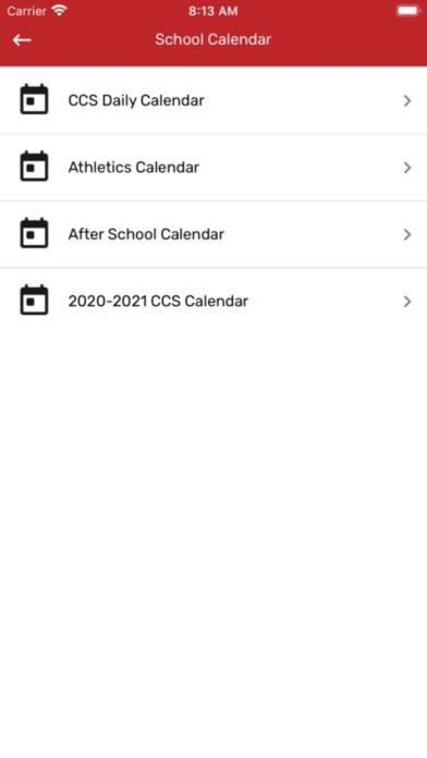 Casas Christian School. Screenshot