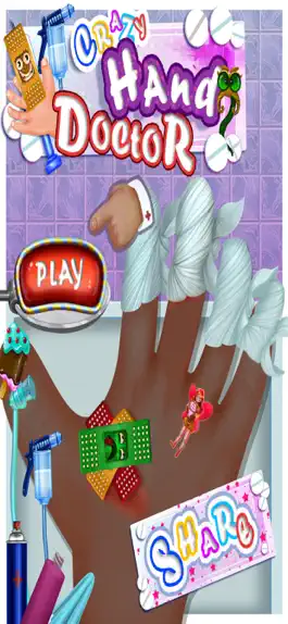 Game screenshot Crazy Hand Doctor Adventure apk