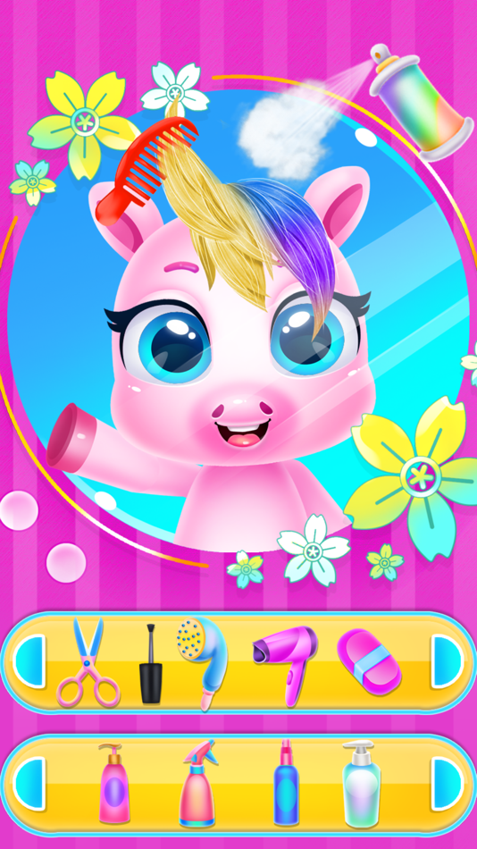 #3. Rainbow Unicorn Daily Caring (iOS) 由: Racz Andrei
