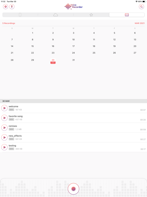 Voice Recorder+ Memo Recording iPad screenshot 6 - Utilities app