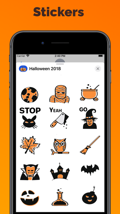 Screenshot #2 pour Happy Halloween stickers emoji