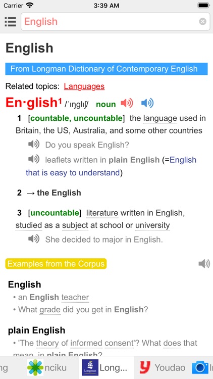 All英语词典 English Dictionary By Coha Corp