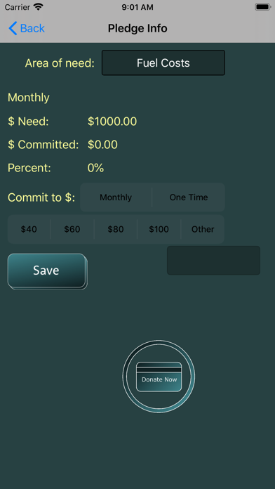 Missionary Information App Screenshot