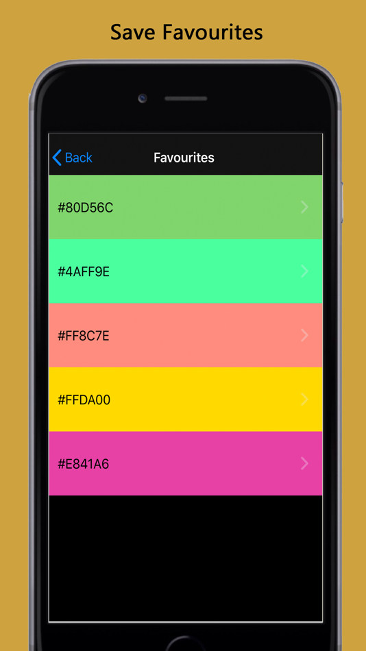 #2. xPalette - Just Colors (iOS) By: MARK MANSER