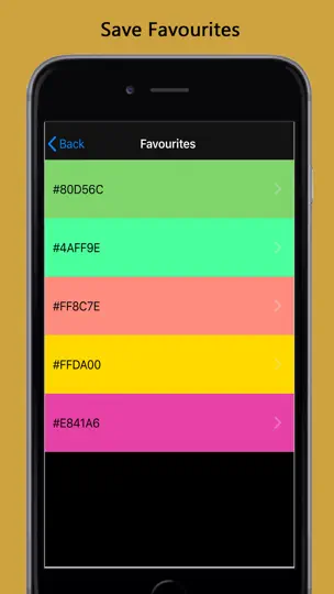 Capture d'écran de XPalette - Juste Des Couleurs sur iPhone 2
