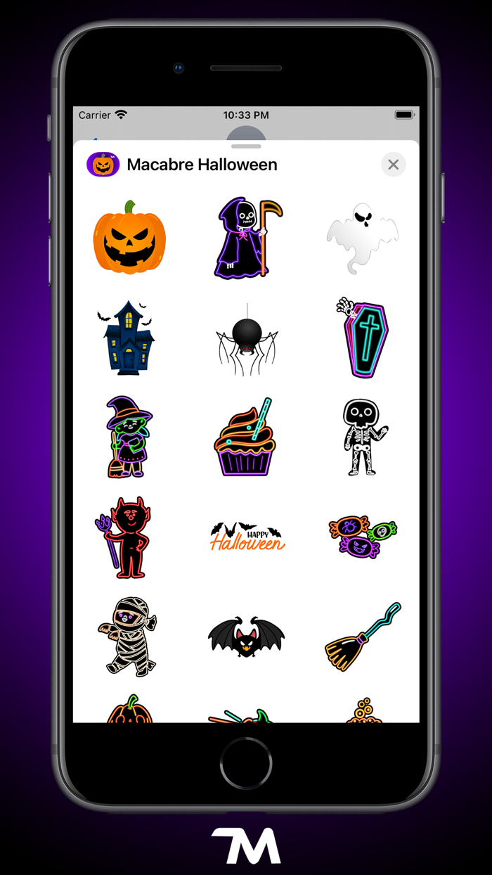 Macabre Halloween Stickers