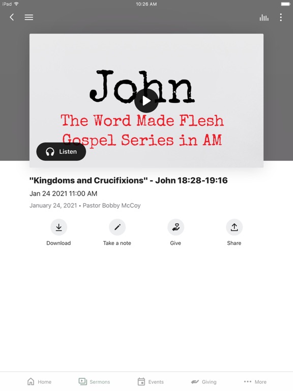 Screenshot #6 pour Oak Ridge Baptist Church, Inc