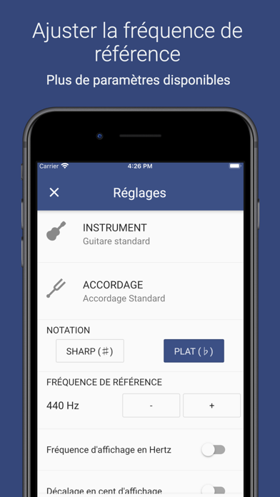 Screenshot #3 pour Accordeur - Pro Guitar Tuner