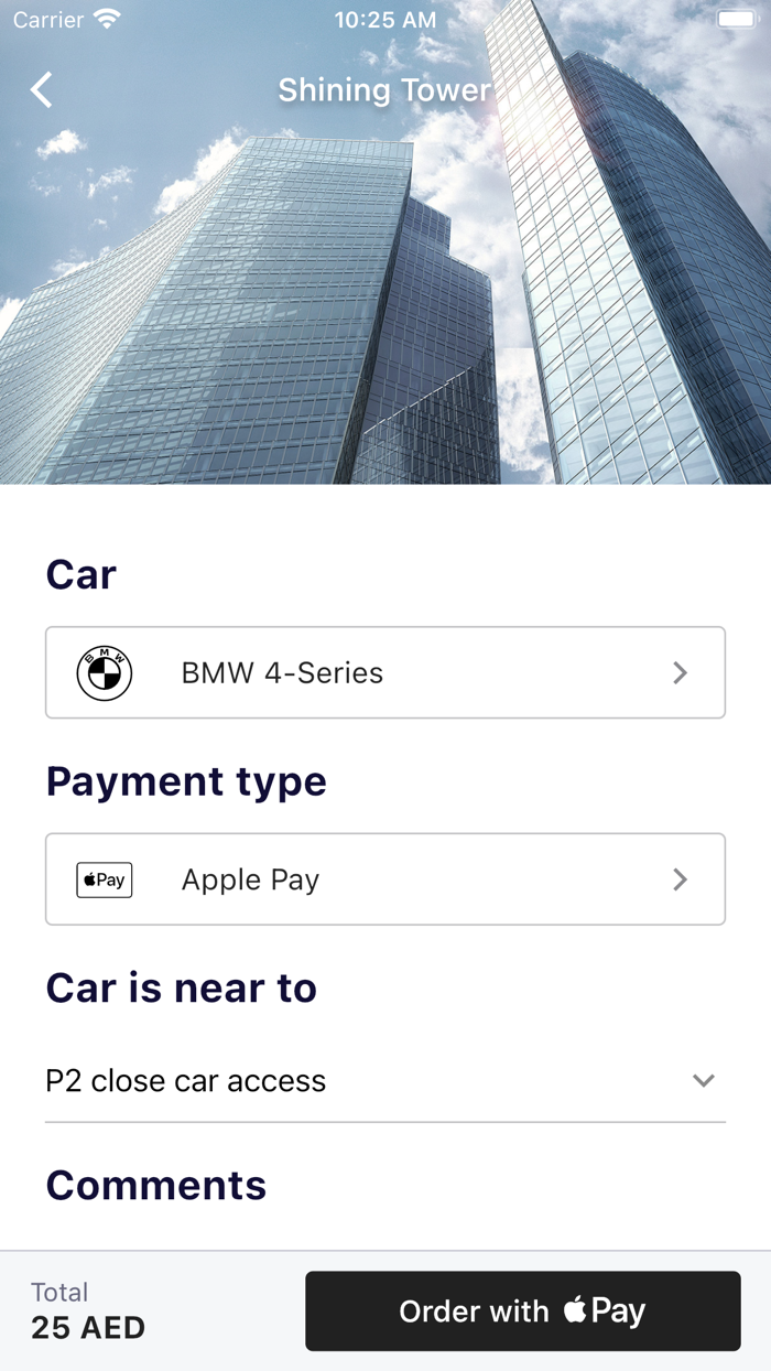 Park and Wash Car Cleaning App