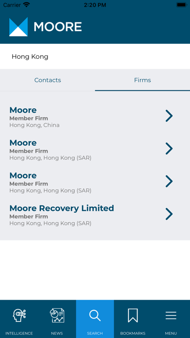Moore Global Screenshot