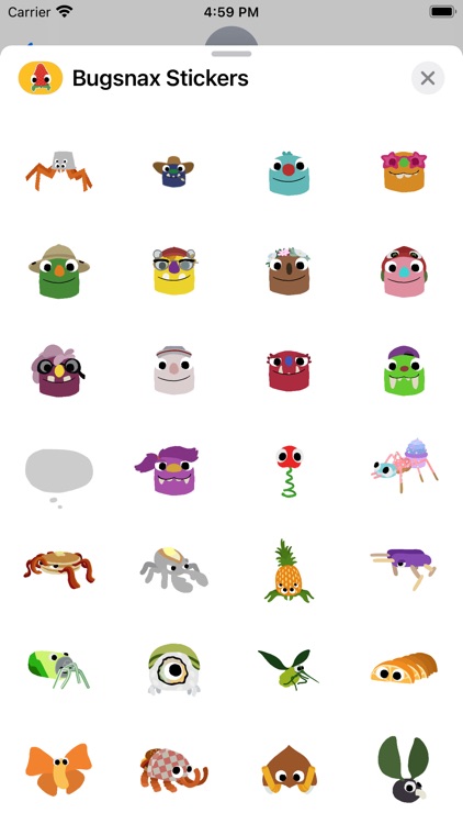 Bugsnax Stickers