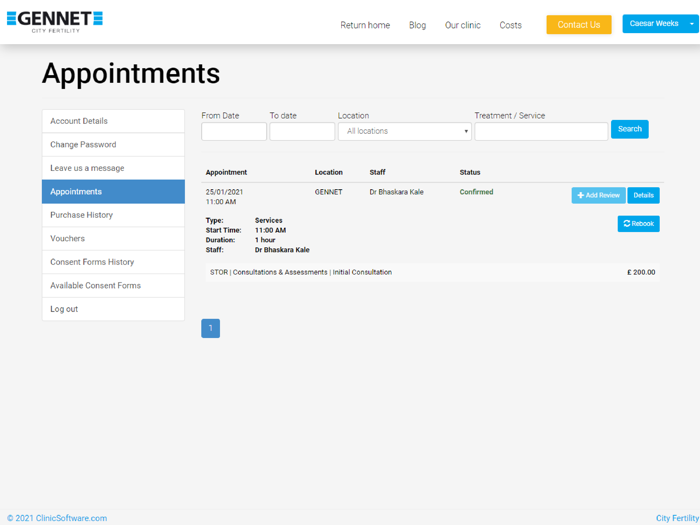 GENNET - City Fertility