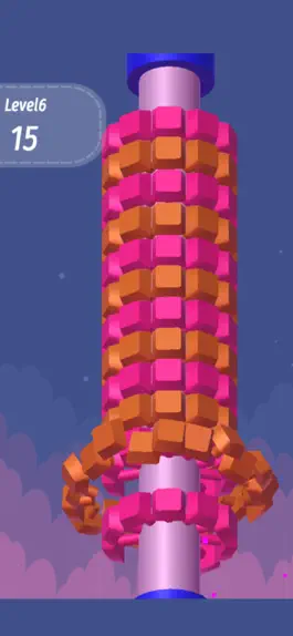 Game screenshot Slice Ring On Pipe Tower apk