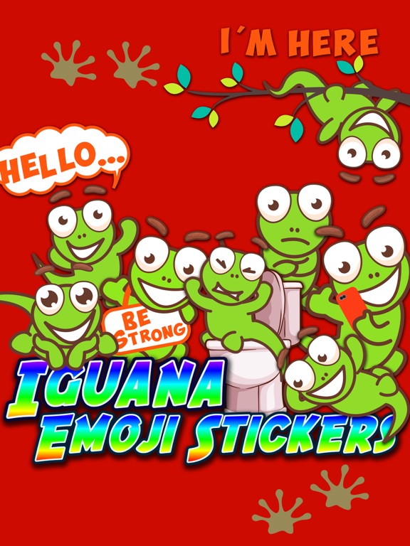 Screenshot #4 pour Iguana Emoji Stickers