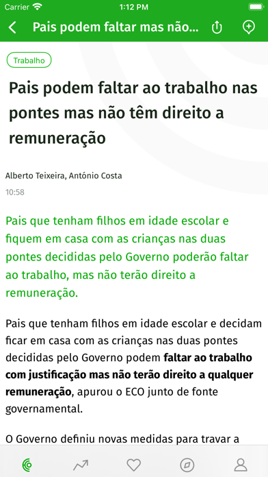 ECO - Economia Online Screenshot