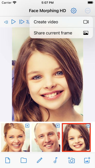 Screenshot #2 pour Face Video Morph Animator