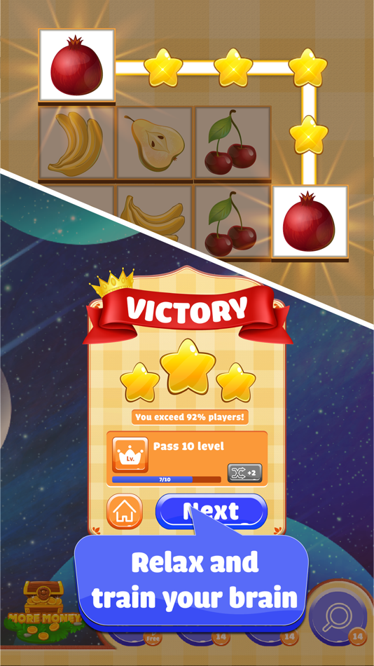 #4. Tile Connect: Pair Matching (iOS) Podle: MOBILUCK COMPANY LIMITED
