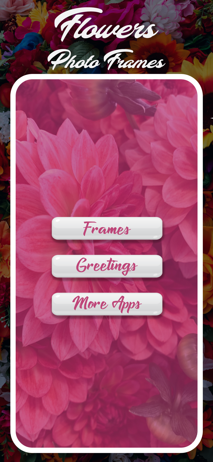 Flower Photo Frame and Editor