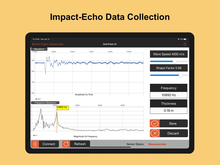 FPrimeC: Impact-Echo