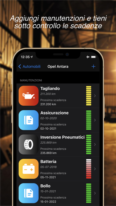 Screenshot #1 pour Manutenzioni Auto