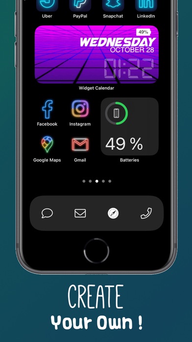 Widget Calendar for Homescreenのおすすめ画像2