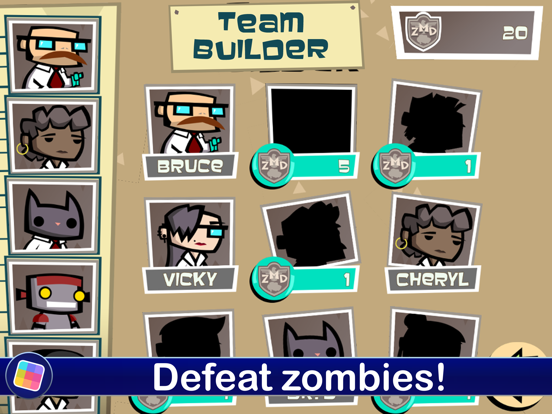 Zombie Match Defense iPad app afbeelding 4