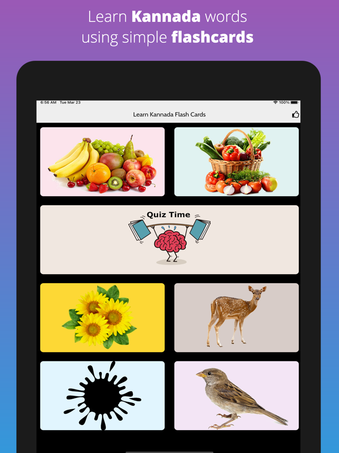 Learn Kannada Flashcards