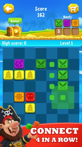 Game screenshot Pirate's Dice: Four in a row mod apk