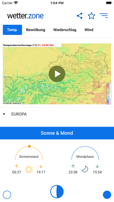 wetter.zone Screenshot