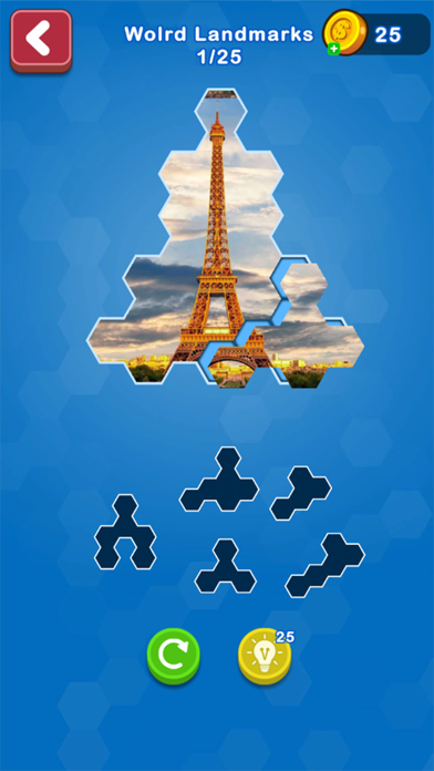 Screenshot #2 pour Hexa Puzzle Jigsaws