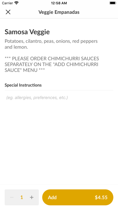 Nonna's Empanadas Screenshot