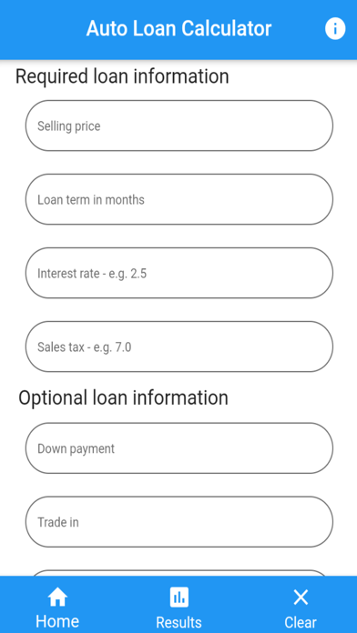 Auto Loan Calc+ Screenshot