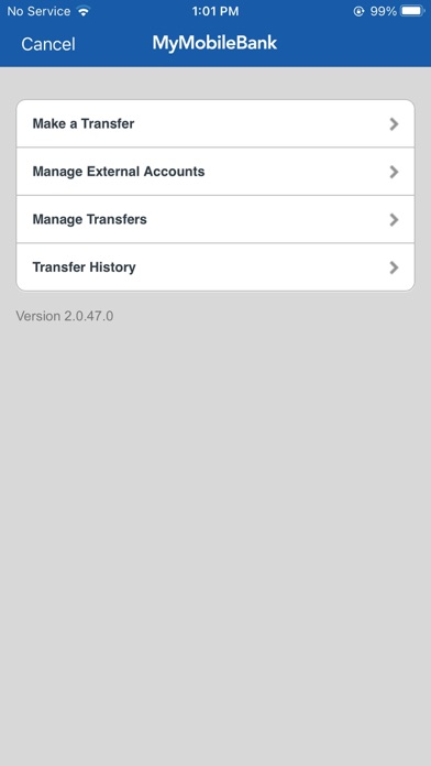 My Mobile Bank Screenshot