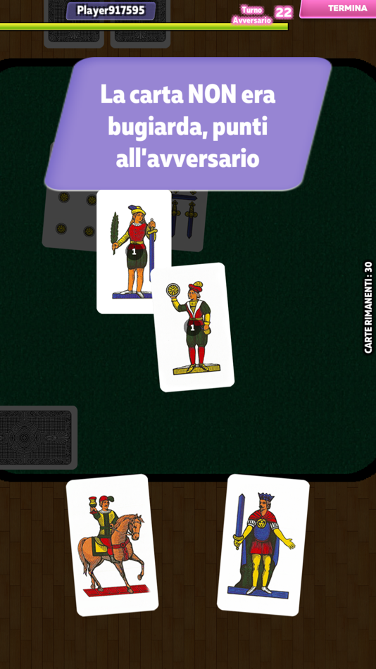 #6. Scopa Bugiarda (iOS) 由: Marco Carloni