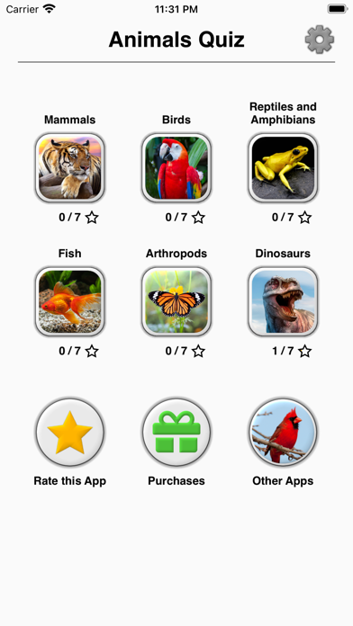Animals Quiz - Mammals in Zoo Screenshot