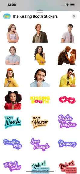 Game screenshot The Kissing Booth Stickers mod apk