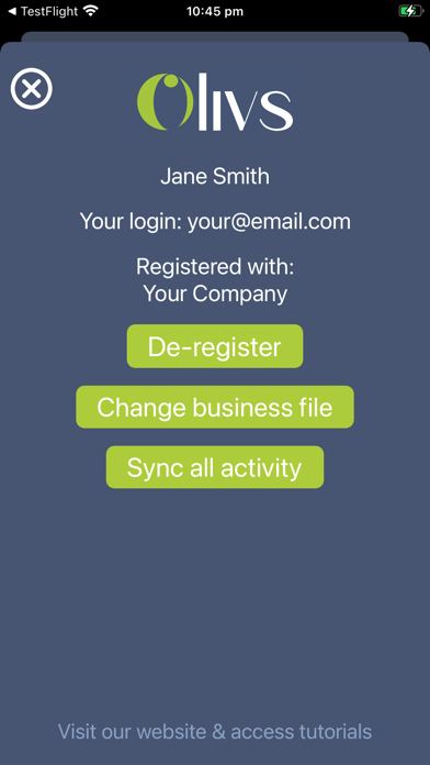 Olivs OnTime Screenshot