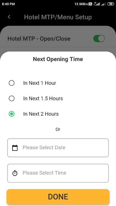 Flyer Eats - RESTAURANT APP Screenshot