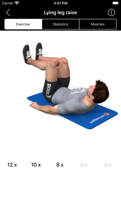 BC Fitness App Screenshot