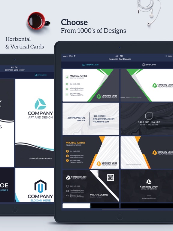 Screenshot #5 pour Digital Business Card Maker