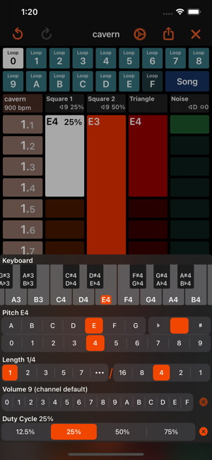 ‎October - Chiptune Maker Screenshot