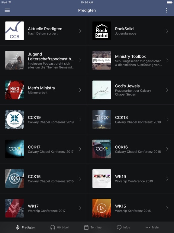 Screenshot #4 pour Calvary Chapel Siegen App