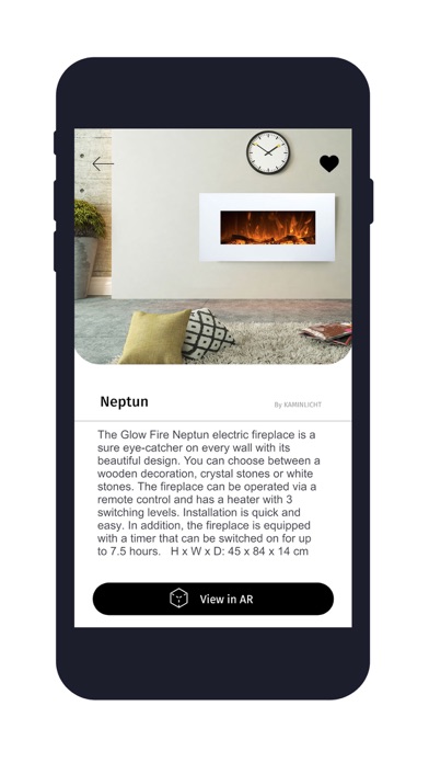 KAMINLICHT AR Screenshot