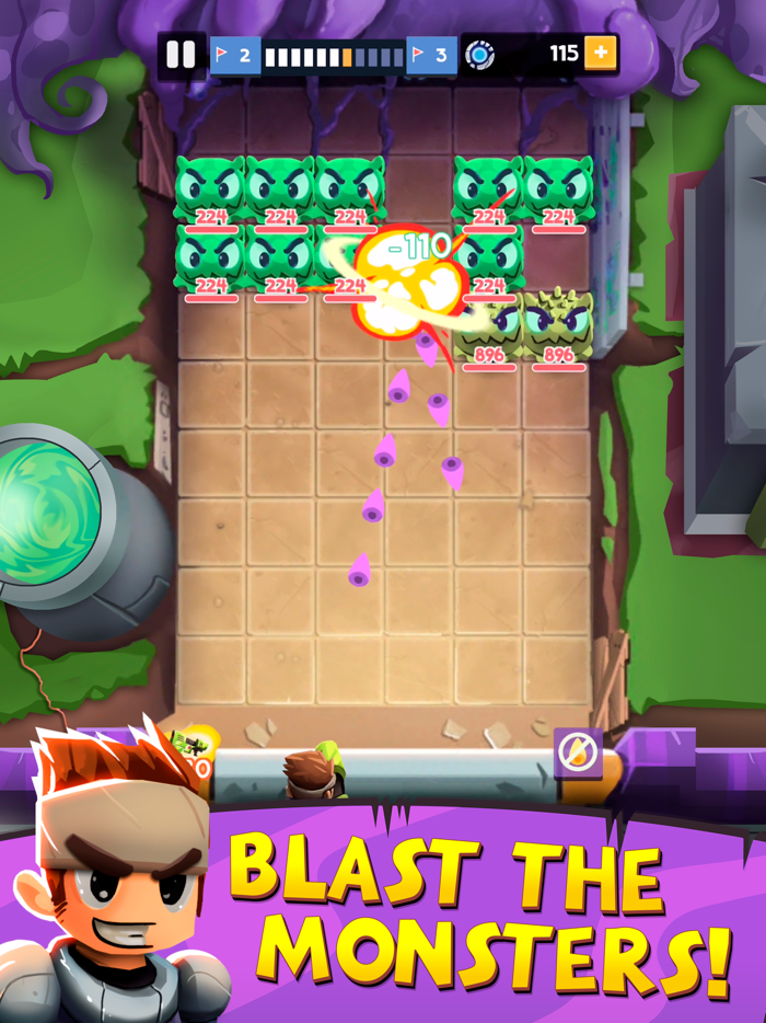 Gun Blast Bricks Breaker