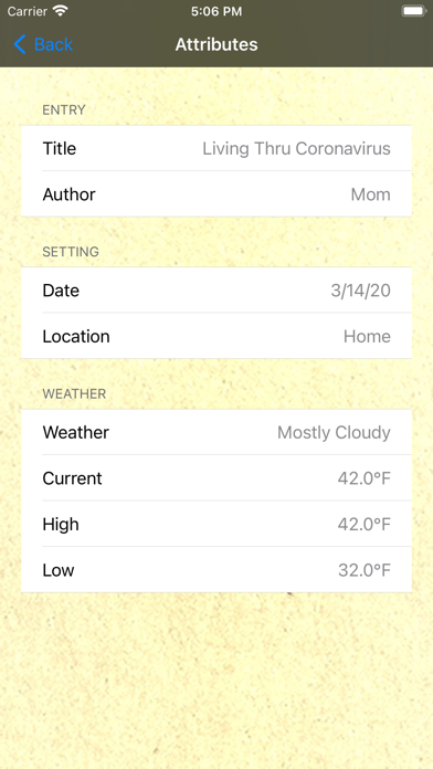Trip Boss Travel Journal Screenshot
